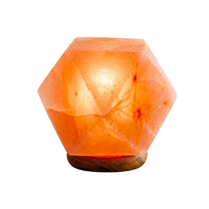 Diamond Shaped Himalayan Pink Salt Lamp – 220V