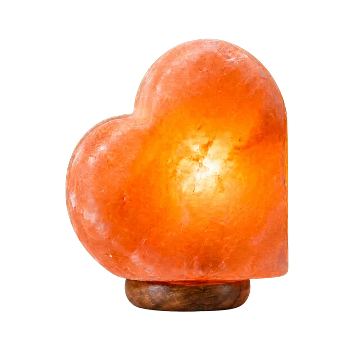 Heart Shaped Himalayan Pink Salt Lamp