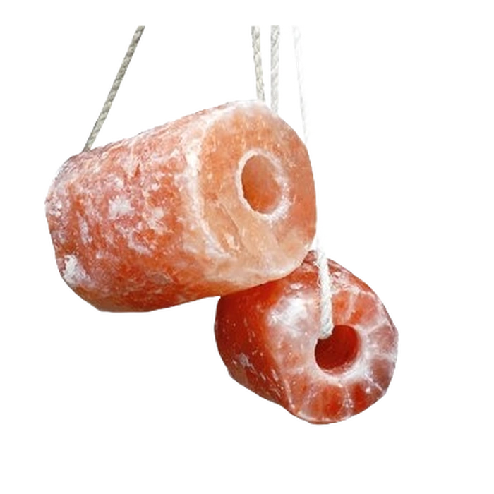 Twin Himalayan Salt Licks with Rope