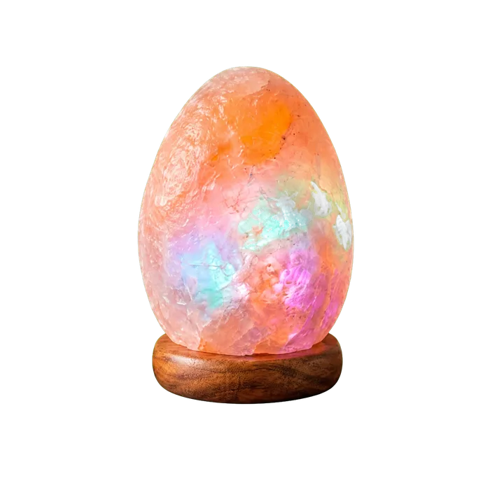 USB Egg Shaped Himalayan Pink Salt Lamp