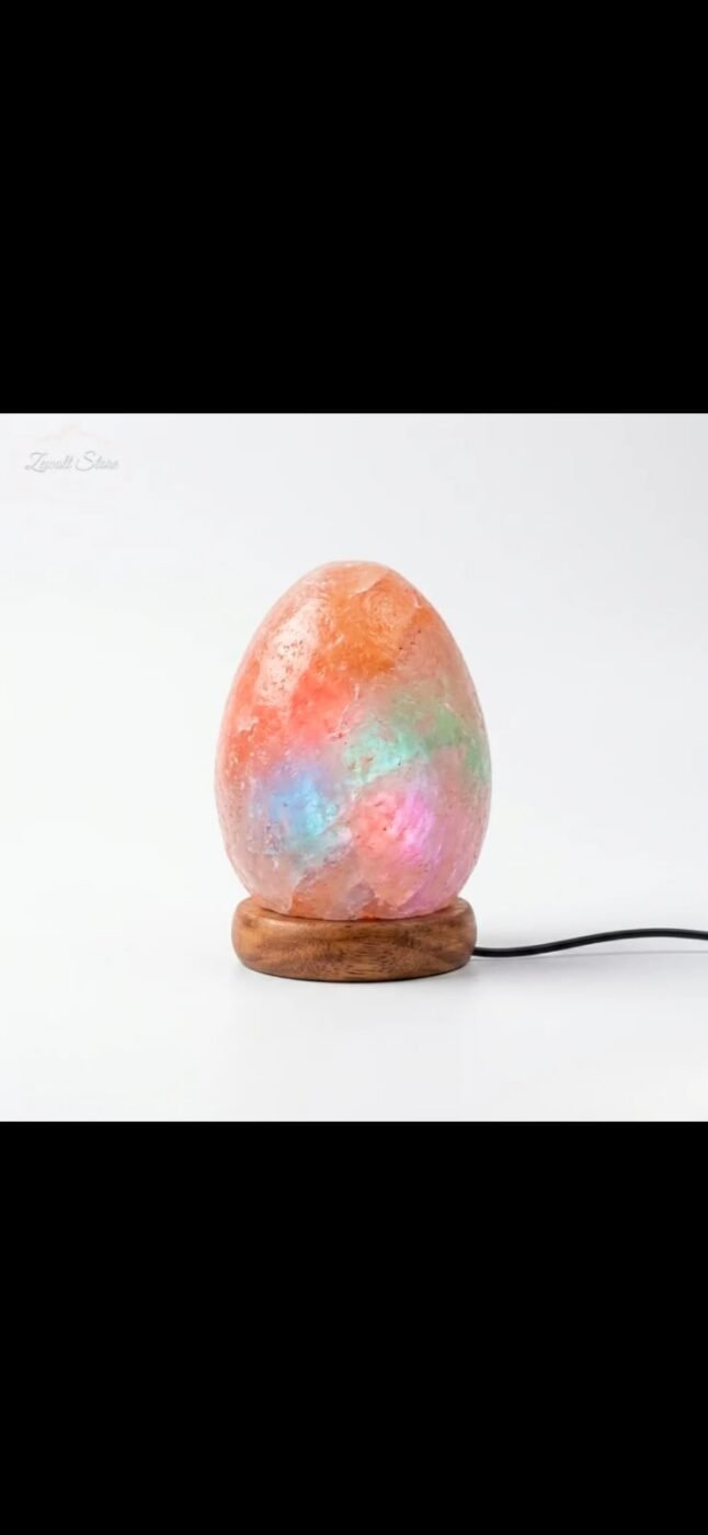USB Egg Shaped Himalayan Pink Salt Lamp – view 5