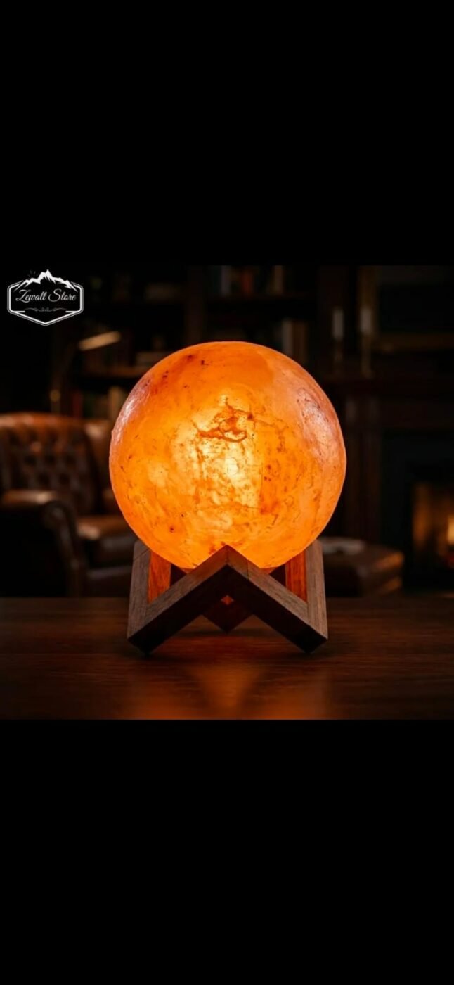 Ball Shaped Himalayan Pink Salt Lamp 2–3 KG – alternate view