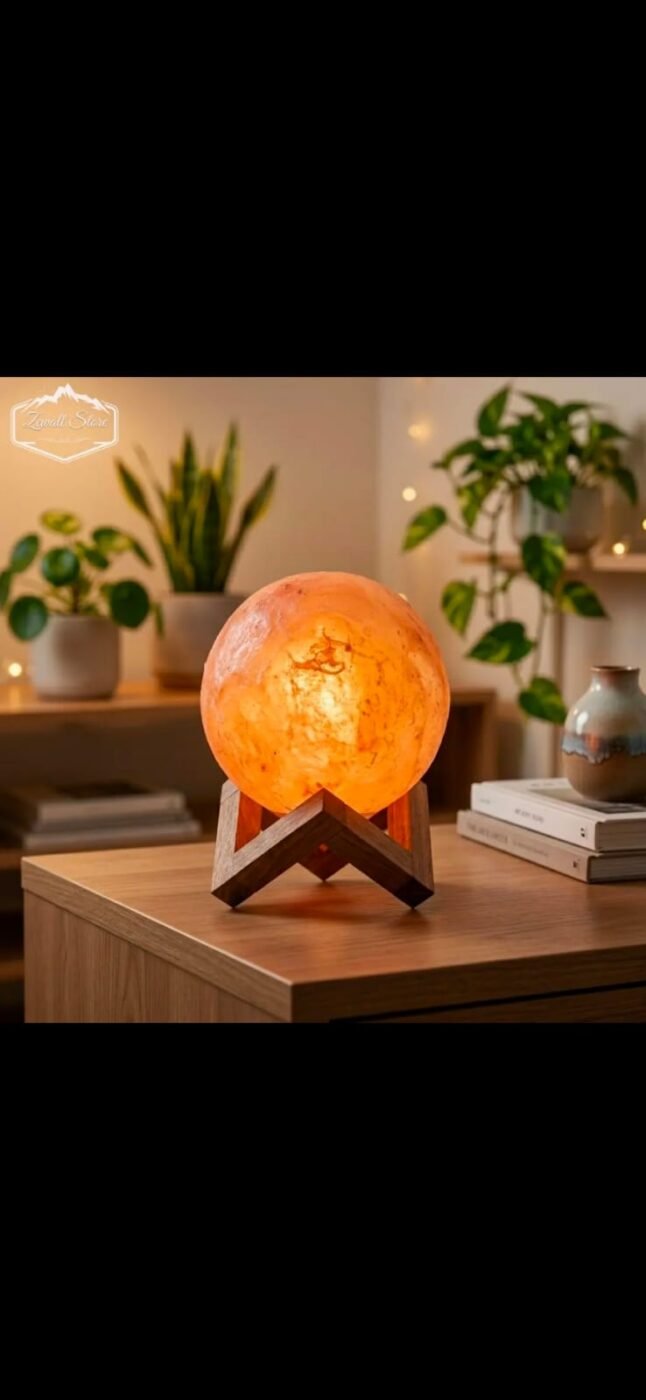 Ball Shaped Himalayan Pink Salt Lamp 2–3 KG – view 3