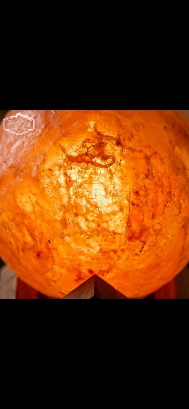 Ball Shaped Himalayan Pink Salt Lamp 2–3 KG – view 2