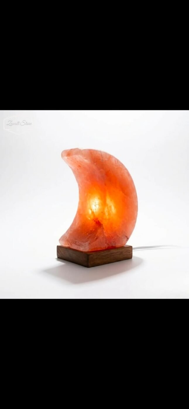 Half Moon Shaped Himalayan Pink Salt Lamp 2–3 KG – view 5