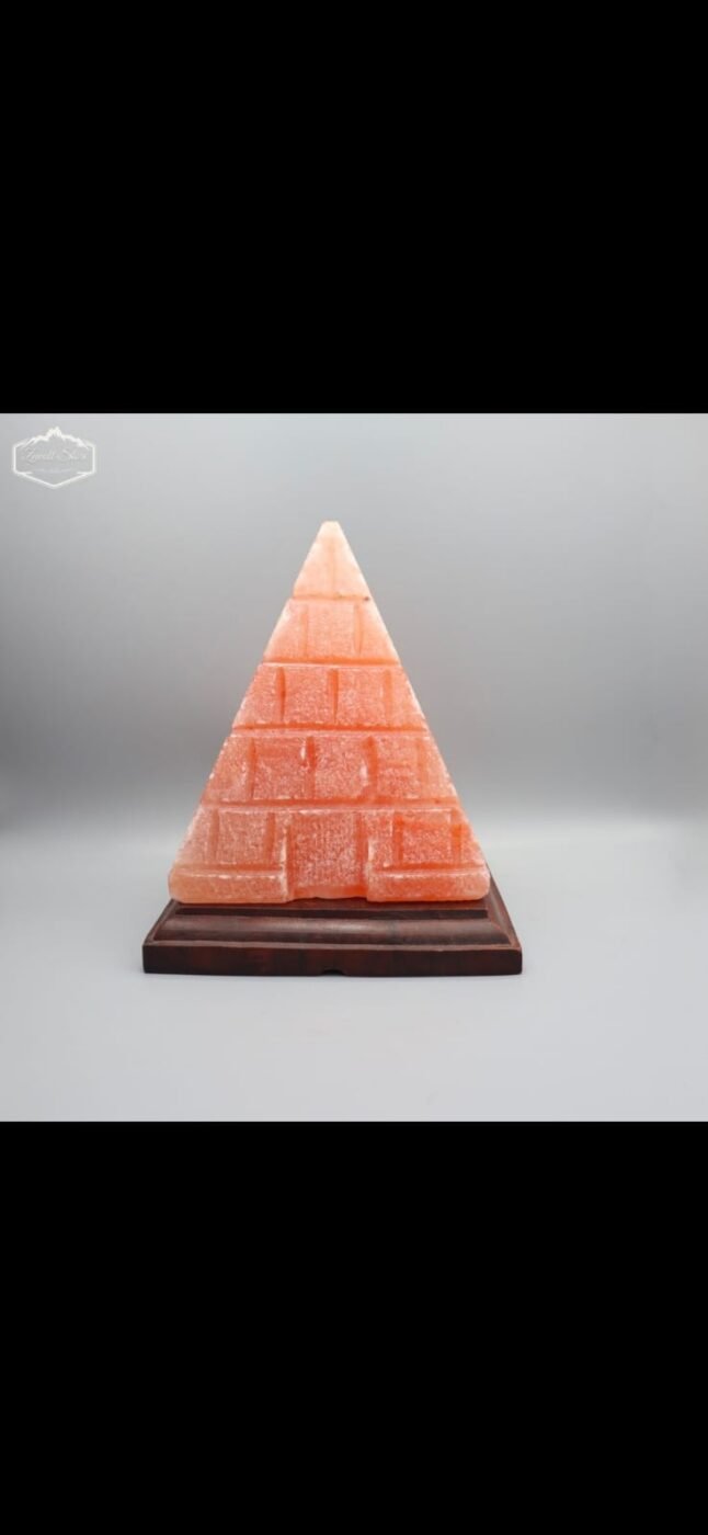 Pyramid Shaped Himalayan Pink Salt Lamp 2–3 KG – view 1