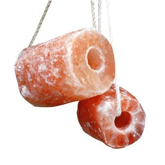 Twin Himalayan Salt Licks with Rope