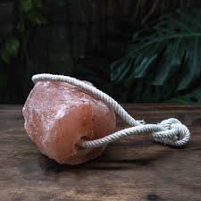 Natural Himalayan Salt Lick with Rope