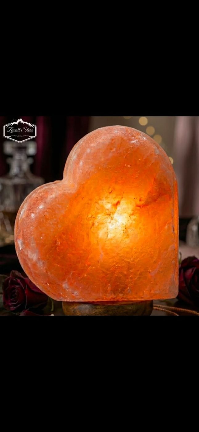 Heart Shaped Himalayan Pink Salt Lamp