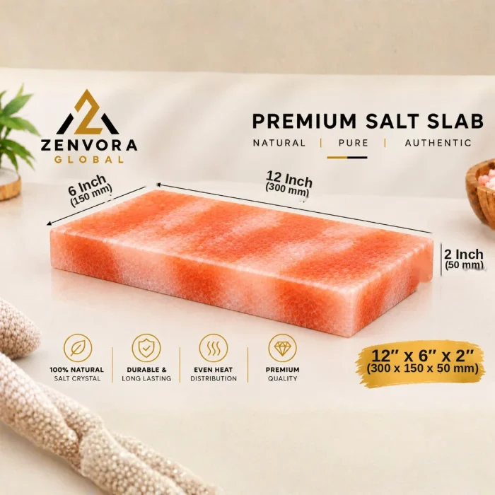 Pink Salt Slab (12 x 6 x 2 in)