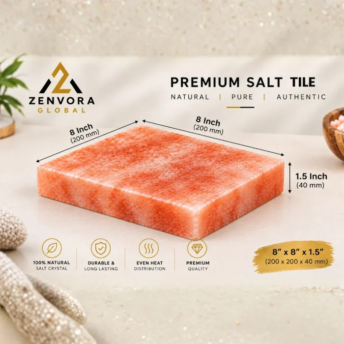 Pink Salt Slab (8 x 8 x 1.5 in)