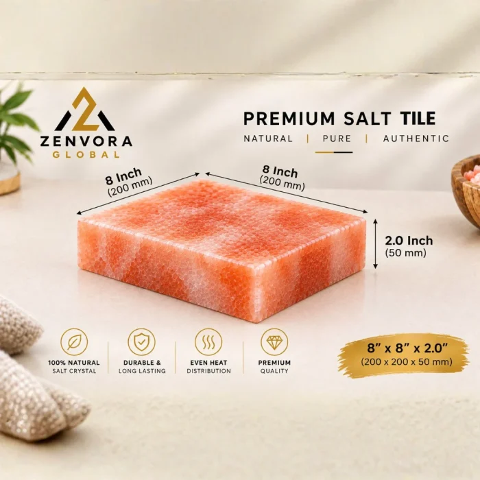 Pink Salt Slab (8 x 8 x 2 in)