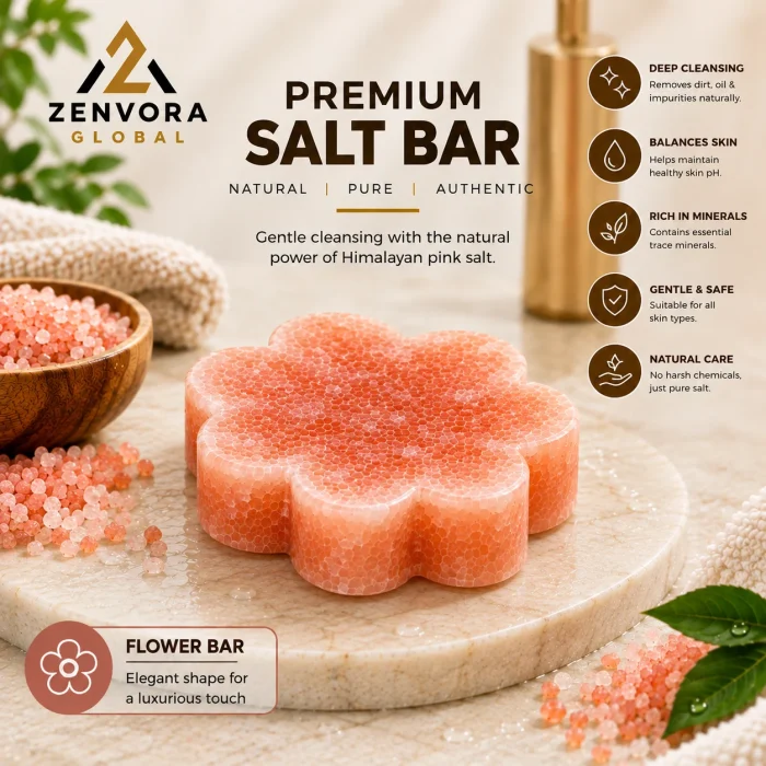 Premium Salt Bath Bar (Flower Shape)