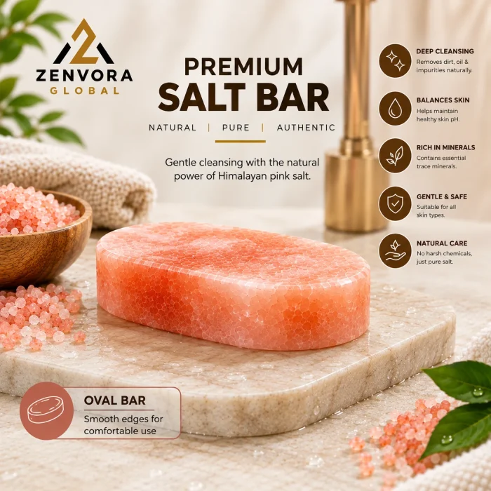 Premium Salt Bath Bar (Oval Shape)