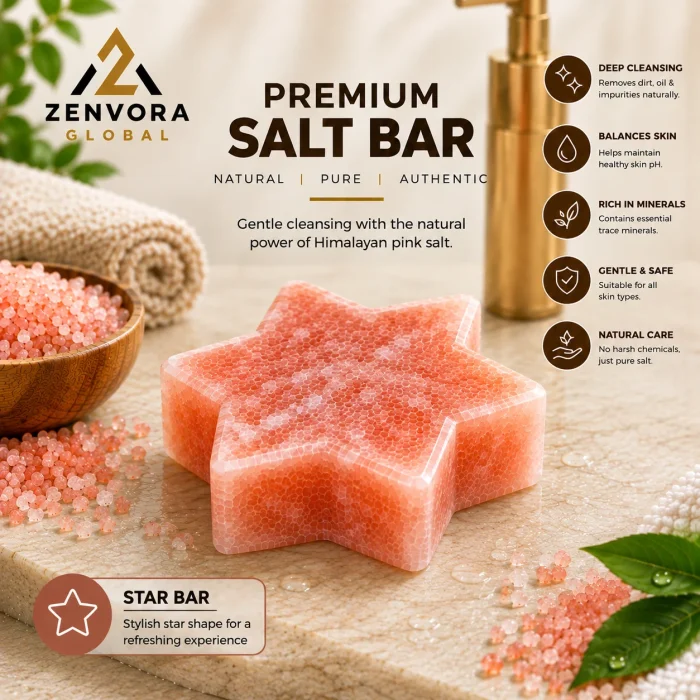 Premium Salt Bath Bar (Star Shape)