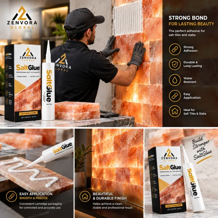 SaltGlue and salt tile installation